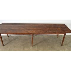 French 19th Century Two plank Top Farm Table - 4437589