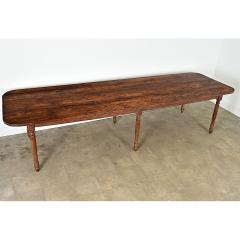 French 19th Century Two plank Top Farm Table - 4437590