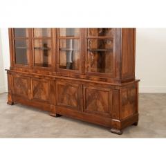 French 19th Century Walnut Bibliotheque - 2892839