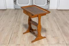 French 19th Century Walnut Cherry and Mahogany Tray Top Table with Marquetry - 3715253