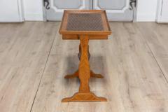 French 19th Century Walnut Cherry and Mahogany Tray Top Table with Marquetry - 3715255