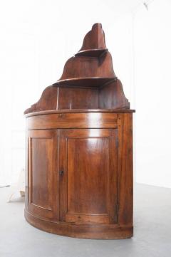 French 19th Century Walnut Corner Cabinet - 1220790