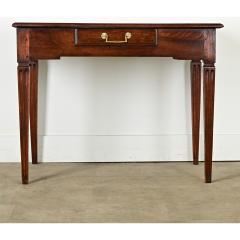 French 19th Century Walnut Desk Side Table - 3888091