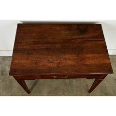 French 19th Century Walnut Desk Side Table - 3888093