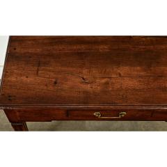 French 19th Century Walnut Desk Side Table - 3888094