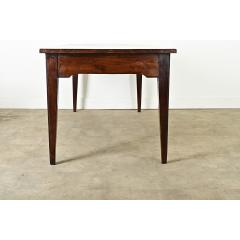 French 19th Century Walnut Farm Table - 3877365