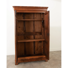 French 19th Century Walnut Louis Philippe Armoire - 2885138