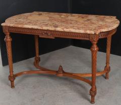 French 19th Century Walnut Louis XVI Center Table - 1827694