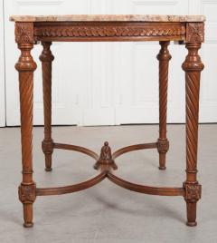 French 19th Century Walnut Louis XVI Center Table - 1827696