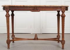 French 19th Century Walnut Louis XVI Center Table - 1827711