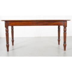 French 19th Century Walnut Oak Table - 2325826
