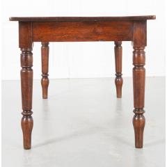 French 19th Century Walnut Oak Table - 2325843