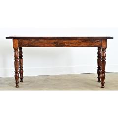 French 19th Century Walnut Server with Burl Front - 4759221