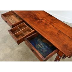 French 19th Century Walnut Server with Burl Front - 4759235