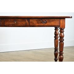 French 19th Century Walnut Server with Burl Front - 4759252