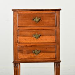 French 19th Century Walnut Three Drawer Table - 3950145