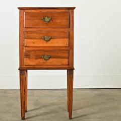 French 19th Century Walnut Three Drawer Table - 3950148