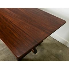 French 19th Century Walnut Trestle Table - 3909285