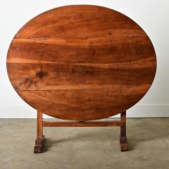 French 19th Century Walnut Wine Taster s Table - 4396555