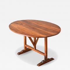 French 19th Century Walnut Wine Taster s Table - 4400890