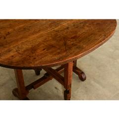 French 19th Century Walnut Wine Taster s Table - 4482251