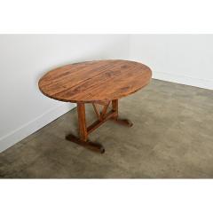 French 19th Century Walnut Wine Tasters Table - 4254626