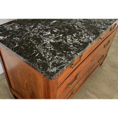 French 19th Century Walnut and Marble Commode - 4437630