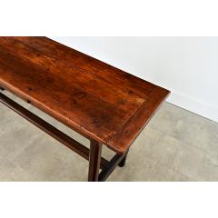 French 19th Century Walnut and Oak Single Drawer Server - 4589846