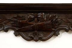 French 19th Century Wooden Rack with Carved Ribbon Tied Quiver and Arrows - 3415339