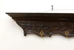 French 19th Century Wooden Rack with Carved Ribbon Tied Quiver and Arrows - 3415358