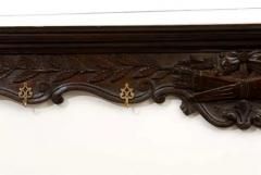French 19th Century Wooden Rack with Carved Ribbon Tied Quiver and Arrows - 3415450