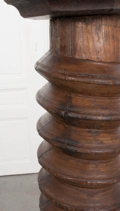 French 19th Century Wooden Wine Press Screw - 918676