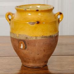 French 19th Century Yellow Glazed Confit Jar - 1596248