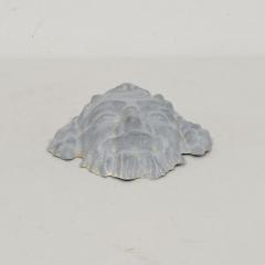 French 19th Century Zinc Bacchus Head Ornament - 4121502