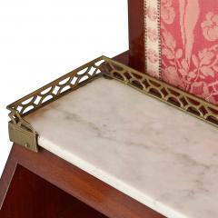 French 19th Century mahogany travel writing desk - 2418594