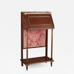 French 19th Century mahogany travel writing desk - 2420562
