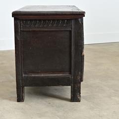 French 19th Century or Earlier Carved Oak Coffer - 4643010