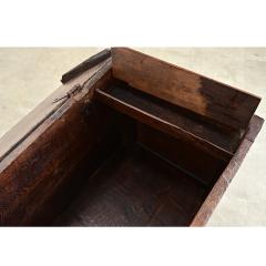 French 19th Century or Earlier Carved Oak Coffer - 4643058
