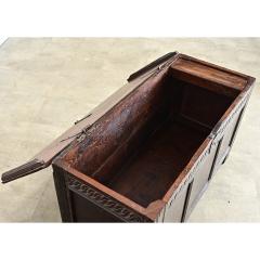 French 19th Century or Earlier Carved Oak Coffer - 4643061