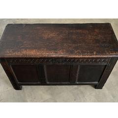 French 19th Century or Earlier Carved Oak Coffer - 4643067