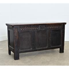 French 19th Century or Earlier Carved Oak Coffer - 4643073