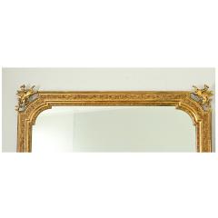 French 19th Gilt Mantel Mirror with Gryphons - 3919644