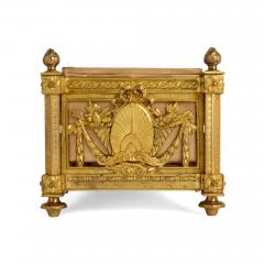 French 19th century gilt bronze and jasperware table jardini re - 3606582