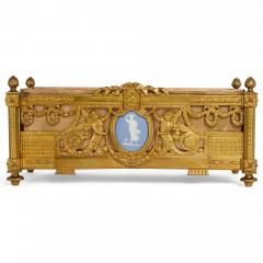 French 19th century gilt bronze and jasperware table jardini re - 3606583
