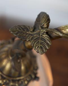 French 20th Century Art Nouveau Bronze Heron Lamp - 4812131