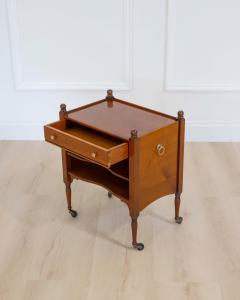 French 20th Century Cherrywood Bedside Table - 4699001