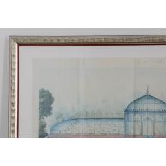 French 20th Century Framed Architectural Orangerie Print - 1764165