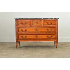 French 20th Century Louis XVI Style Fruitwood Commode - 4292798