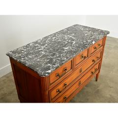 French 20th Century Louis XVI Style Fruitwood Commode - 4292801