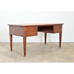 French 20th Century Mahogany and Leather top Desk - 4596590